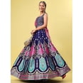 thumbnail image 4 of Indian Wedding Style Banarasi Silk Lehenga Choli For Women Party Wear with Un-Stitched Blouse With Dupatta Dress, 4 of 5