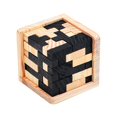thumbnail image 1 of Cubo de rompecabezas de madera: Cool Gadgets para escritorio, rompecabezas de bloques y rompecabezas de cubos para adultos y adolescentes - 54 piezas en forma de T, 1 of 5