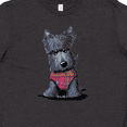 thumbnail image 4 of Inktastic Scottie Dog in Plaid Youth T-Shirt, 4 of 5