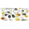 thumbnail image 2 of Villa, Mlli 18x10 Gold Ornate Wood Framed with Double Matting Museum Art Print Titled - Yellow Grey Poppies, 2 of 4