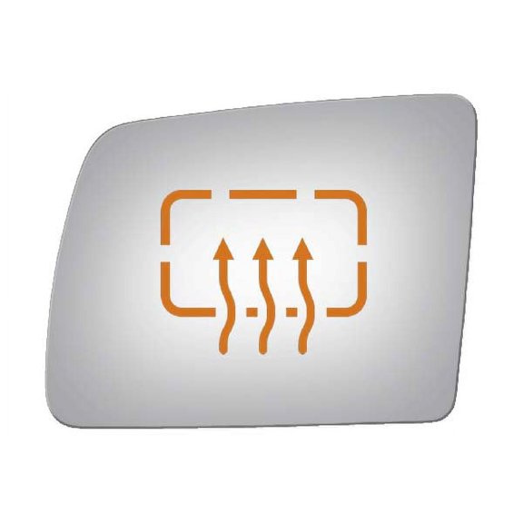 Burco Side View Mirror Replacement Glass - Clear Glass - 4337H