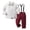 B, variant on Formal Suits for Boys Baby Boy Wedding Dress Suits Formal Baby Boy Outfits Gentleman Clothes Toddler Boys Suit Shirt,Pants,Bow Tie 2PCS B,Size for 2-3 Years