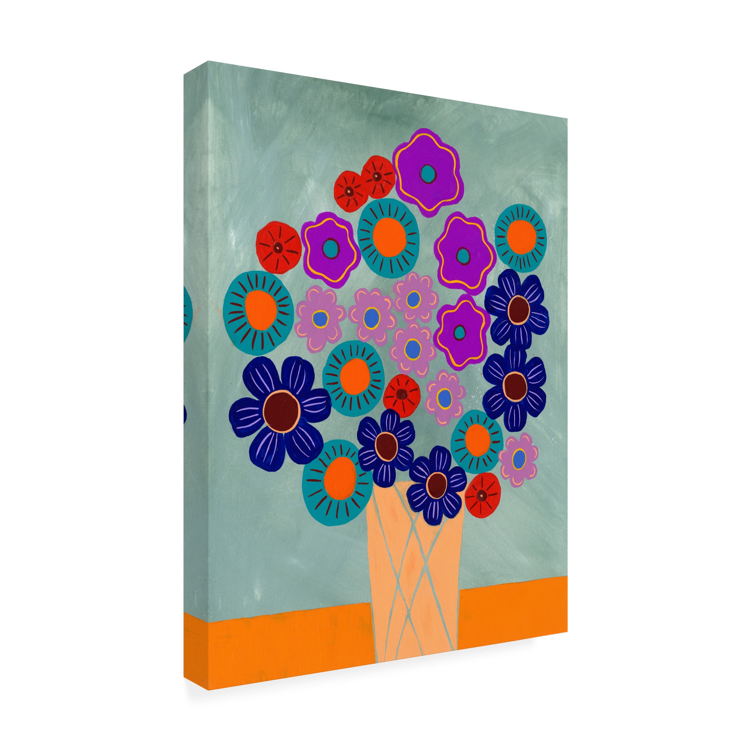Regina Moore 'Summer Arrangement II' Canvas Art