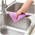 thumbnail image 7 of Ksopiavobs Super Absorbent Synthetic Drying Cleaning Cloth Clean Towel,16" x 11",Random Color,Pack of 4, 7 of 7