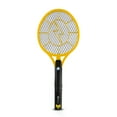 2-in-1 Electric Bug Zapper Racket, 3000V High Voltage LED Lighted Handheld Mosquito Swatter with