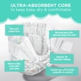 thumbnail image 3 of Seventh Generation Size Newborn, up to 10 lbs Baby Diapers 36 Count, 3 of 14