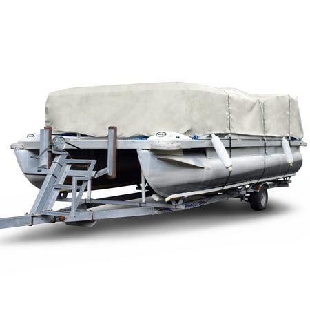 Budge 300 Denier Pontoon Boat Cover, Moderate Outdoor Protection for Pontoons, Multiple