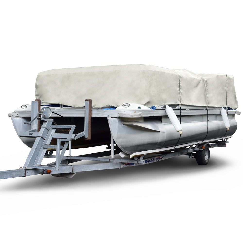 Budge 300 Denier Pontoon Boat Cover, Moderate Outdoor Protection for