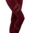 thumbnail image 3 of CodeFit Yoga Dry-Fit Latest Seamless 7/8 Length Leggings with Laser Cut Mesh For Workout or Casual Wear, 3 of 4