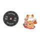 thumbnail image 5 of Reloj de pared con diseño de gato 3D creativo, silencioso, decorativo, para gimnasio, oficina, dormitorio, cocina, culturismo, entrenamiento, levantam, 5 of 8