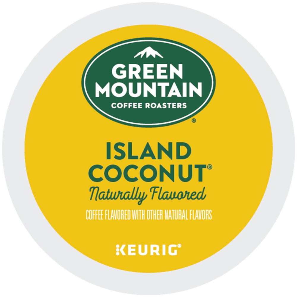 Green Mountain Coffee Island Coconut K-Cups, Light Roast Coffee, 24 Count