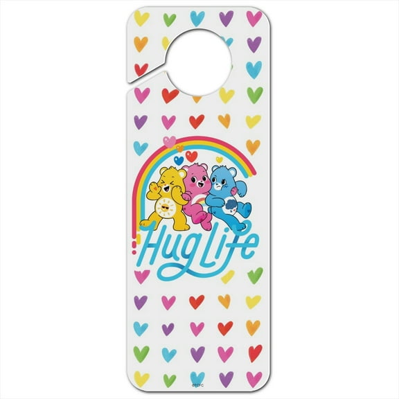 Care Bears: Unlock the Magic Hug Life Plastic Door Knob Hanger Sign
