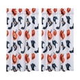 thumbnail image 2 of Halloween Kitchen Curtains 28x59 Inch 2 Panels, Washable Polyester Short Window Curtain with 2D Halloween Print, Light Filtering Bedroom Bathroom Decor, 2 of 6