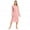 Pink, variant on Women's Polka Dot Nightgown Long Sleeve Button Up Nightshirt Over Knee Length Nightdress Casual Soft Sleep Dress Loungewear, S-2XL