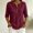 Wine, variant on Women's Short Sleeve Structure Breathable Plain Sports Shirt For Tennis Summer Fitness Casual Business Top,Black,L