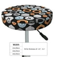thumbnail image 2 of Colorful screws Round Bar Stool Seat Covers, Elastic Round Chair Cover Stool Seat Slipcover Bar Stool Cushions Round Pad for 12-14 inch, 2 of 5