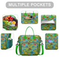 thumbnail image 2 of Dinosaurs River Volcano Green Pattern Womens Lunch Box for Work,Insulated Large Lunch Bag for Tween and Teen,Loncheras Para Mujer,Leakproof Adult Lunch Bag for Work,Beach,Travel,Picnic,Camping, 2 of 7