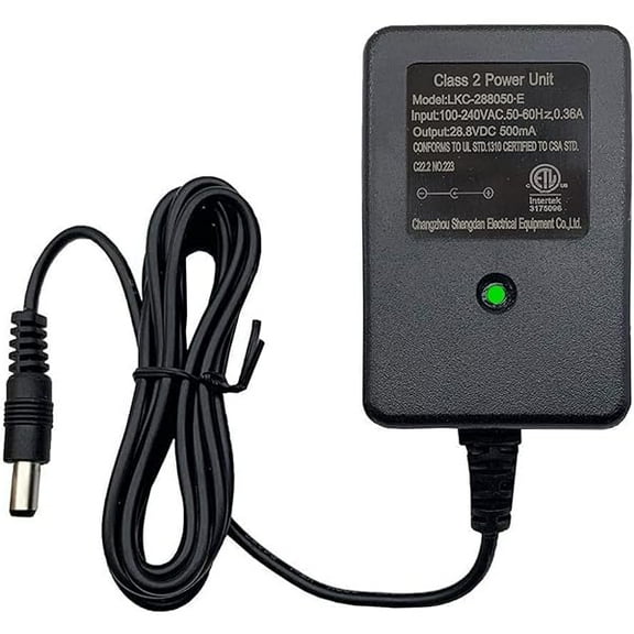 0829 28.8V Kids Ride On Car Charger, 24V Round Hole Charger with Charging Indicator Light-for a Variety of Electric Baby Carriage Ride Toy Battery Supply Power Adapter