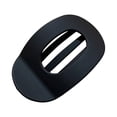 thumbnail image 1 of Barrette Plate Ronde pour Femmes Filles Forte Tenue Épaisse Fine Confortable Courbée pour Conduite et Plus Accessoires de Coiffure Noire, 1 of 7