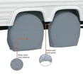 thumbnail image 4 of Classic Accessories Over Drive RV Wheel Covers, Wheels 30" - 33" Diameter, 9" Tire Width, Grey, 4 of 9