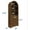 Walnut, variant on Acekid Tall Arched Cabinet 5 Tier Arched Bookshelf With Double Doors Adjustable Shelf Wooden Bookcase With Storage For Living Room Bedroom Study Kitchen Home Office White 72inch