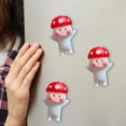 thumbnail image 4 of Gmogad Cute Red Mushroom Refrigerator Stickers Magnetic Decor for Kitchen Home Office Playful Gift Strong Hold Adhesive Notes Photos Memo Holder, 4 of 9