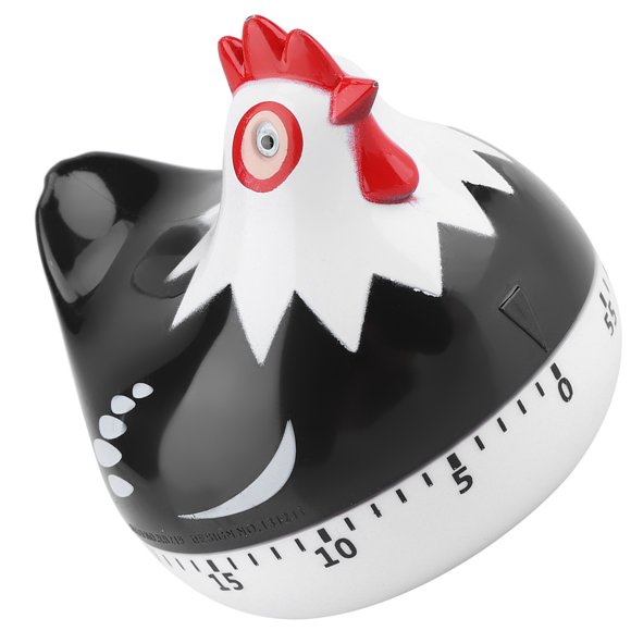 Digital Kitchen Timer 5 Minute Kitchen Timer, Countdown Timer Chicken Pattern Countdown Mechanical Countdown Kitchen Timer Reminder for Cooking Baking