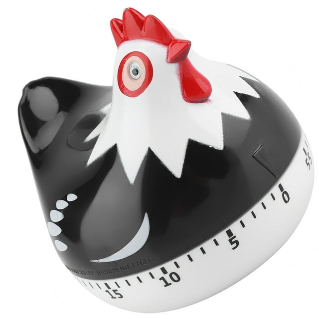 Digital Kitchen Timer 5 Minute Kitchen Timer, Countdown Timer Chicken Pattern Countdown Mechanical Countdown Kitchen Timer Reminder for Cooking Baking