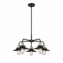 Innovations Lighting - Ballston Urban - 5 Light Stem Hung Chandelier In