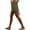 Army Green, variant on JUSLIO Ladies Shorts,Mid-Length Shorts,Faux Linen Patchwork Lightweight with Pockets Drawstring Waist,Navy,Size M