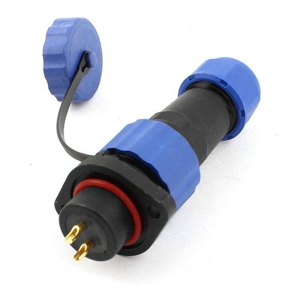 Unique Bargains SD16 16mm Flanged Waterproof Aviation Connector Plug Socket IP68