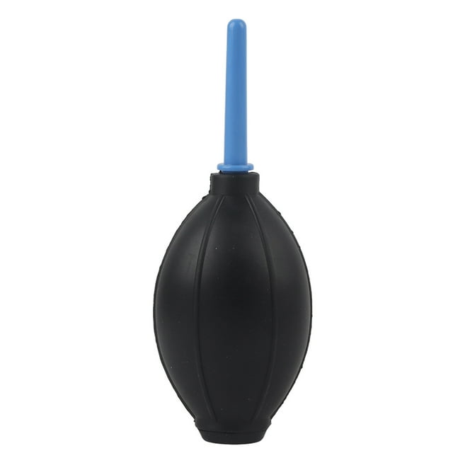 Limpiador de polvo con soplador de aire de bola ovalada de goma, herramienta de limpieza para lentes de cámara y teclados.