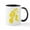 White/Black Inside, variant on CafePress - Bumblebee Mugs - 11 oz Ceramic Mug - Novelty Coffee Tea Cup