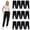 12 Pack Black, variant on 12 Pack of Wholesale Womens Jogger Sweatpants, Bulk Comfy Fleece-Lined Joggers with Ribbed Cuffs for Charities & Homeless Shelter Donations, Color Assorted, Size Small