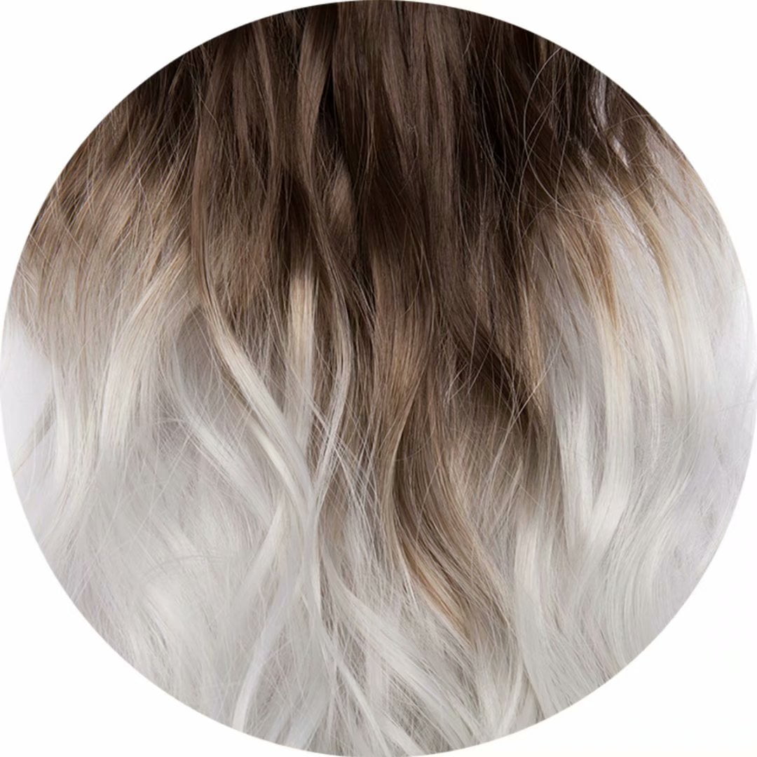 Medium Brown/Silver Gray
