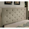 thumbnail image 4 of Furniture of America Luz Fabric Platform Bed, Eastern King, Warm Gray, 4 of 8