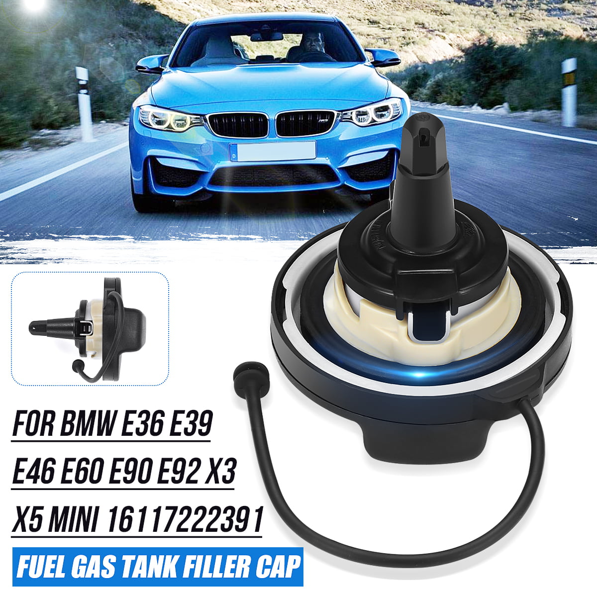 Fuel Filler Cover Gas Tank Cap for BMW