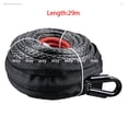 thumbnail image 2 of Winch Rope String Line,Cable With Sheath Gray Synthetic Towing Rope 29m12000LBs Car Wash Maintenance String For ATV UTV Off-Road ,Easy to Carry, 2 of 7
