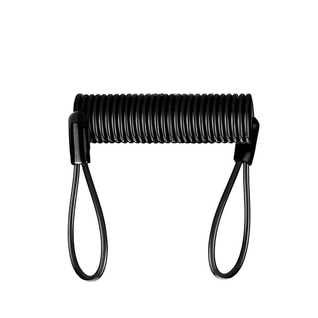 Eigraketly Tira de alambre de acero, cuerda portátil multiusos, protección impermeable, tiras de puerto de Metal, motocicleta estable resistente al Ciclismo Negro Eigraketly OD031645-05