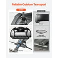 thumbnail image 5 of VEVOR Roof Rack Cross Bars, Universal Fit for Naked Roofs Without Raised Rails/Flush Rail/Black Moldings, 165 LBS Capacity,Lockable Heavy Duty Aluminum Crossbar Racks Roof Rail Rooftop Luggage Canoe, 5 of 9