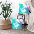 thumbnail image 5 of LALILO Throw Pillow Covers Colorful Tropical Palm Tree Gradient Cushion Cover 18" x 18", 2 Pack, 5 of 6