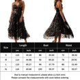 thumbnail image 2 of Vestido De Tirantes Finos Vestido de cóctel para mujer Vestido sin espalda con tirantes casuales Vestido de una línea (Negro M) Kuymtek para Mujer Negro T L, 2 of 6