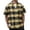 Yellow, variant on Gunia Men'S Casual Plaid Shirt Long Sleeve Button Down Comfortable Breathable Linen Shirt Outdoor Activities Tops T Shirts For Men Blue 2Xl