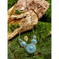 thumbnail image 7 of Bohemian Retro Sunflower Created Turquoise Necklace Choker, Ethnic Chunky Style, Gift Jewelry for Women, 7 of 7