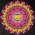 thumbnail image 3 of CafePress - Mandala Cats Long Sleeve T Shirt - Long Sleeve Dark T-Shirt, 3 of 4