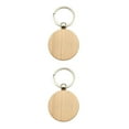 thumbnail image 4 of relayinert 1/2/3/5 Wood Key Chain Craft Blank Keyring Gift Personalized Pendant Hanging Outdoor Holder Handicraft Organizer Accessory Type 14 2PCS, 4 of 6