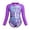 Z01-Purple, variant on MUXiin Girls Swimsuits Size 14-16 One Piece Halter Embroidered Details Rash Guard Set Quick Dry Stylish Design Summer Swimwear Breathable Colorful Kids' Swimming Clothes