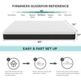 thumbnail image 2 of PayLessHere Gel Memory Foam Mattress, Detachable, Medium Sturdy, Boxed, Adults, 10", 2 of 7