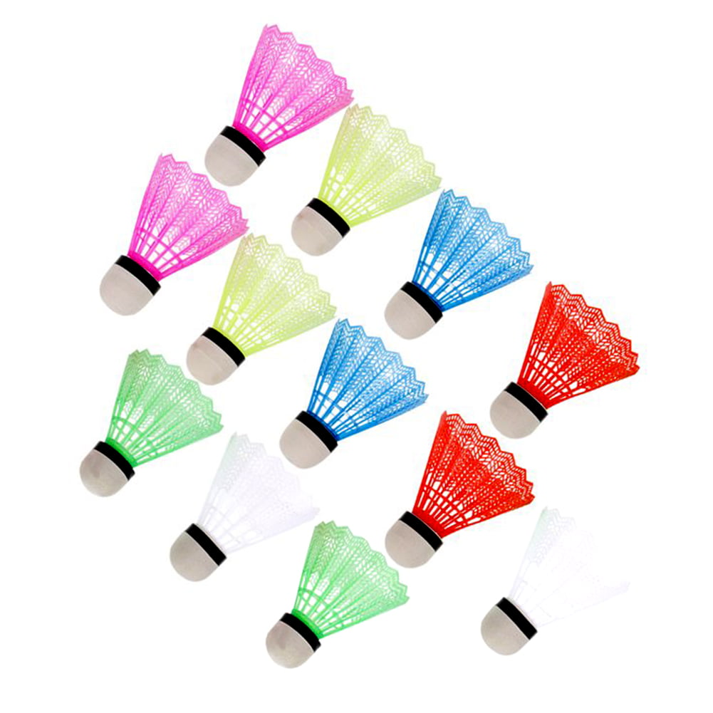 12 Pcs/Set Colorful Shuttlecocks Badminton Foam Balls Leisure Sport Games AR 