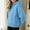 Sky Blue, variant on Girls Polka Dot Hoodie Long Sleeve Loose Fit Casual Fashion Kids Pullover Swaetshirt Purple 4-14